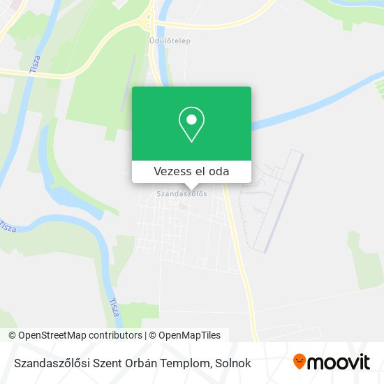 Szandaszőlősi Szent Orbán Templom térkép