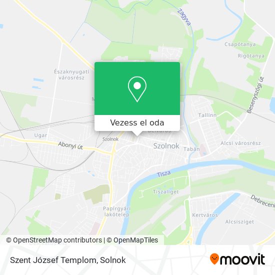Szent József Templom térkép