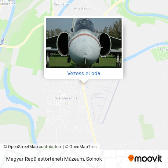 Magyar Repüléstörténeti Múzeum térkép
