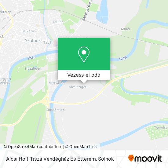 Alcsi Holt-Tisza Vendégház És Étterem térkép