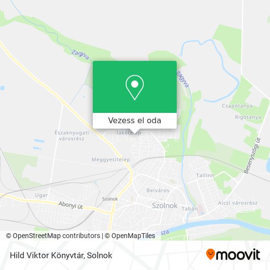 Hild Viktor Könyvtár térkép