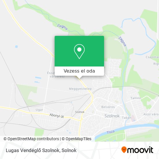 Lugas Vendéglő Szolnok térkép