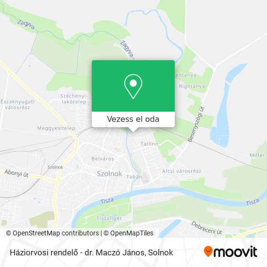 Háziorvosi rendelő - dr. Maczó János térkép
