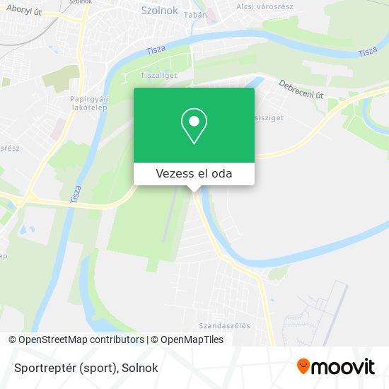 Sportreptér (sport) térkép