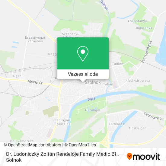 Dr. Ladoniczky Zoltán Rendelője Family Medic Bt. térkép