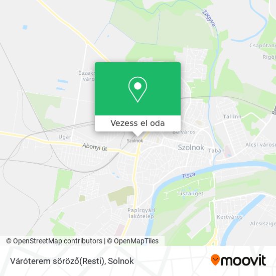 Váróterem söröző(Resti) térkép
