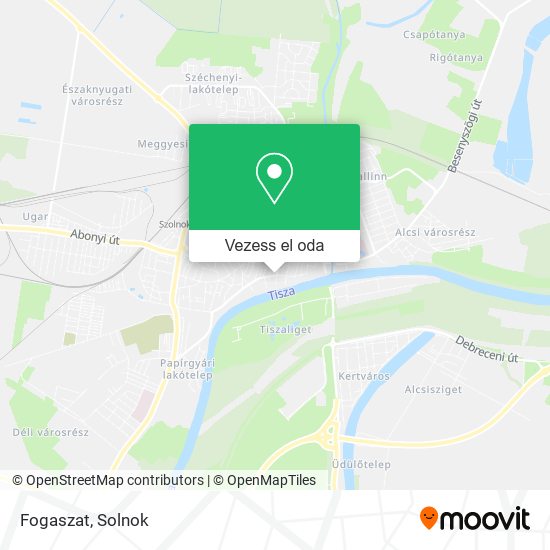 Fogaszat térkép