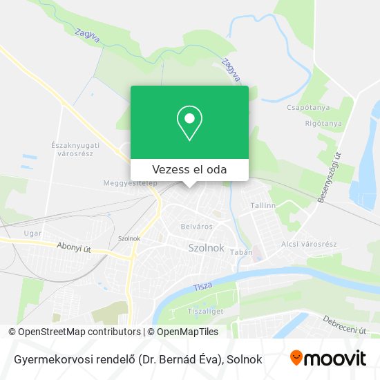 Gyermekorvosi rendelő (Dr. Bernád Éva) térkép