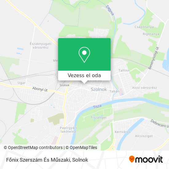 Főnix Szerszám És Műszaki térkép
