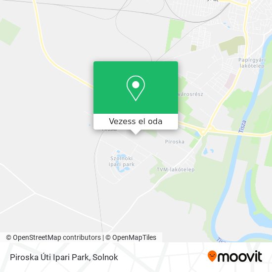 Piroska Úti Ipari Park térkép