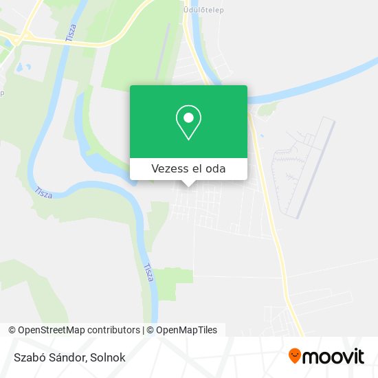 Szabó Sándor térkép