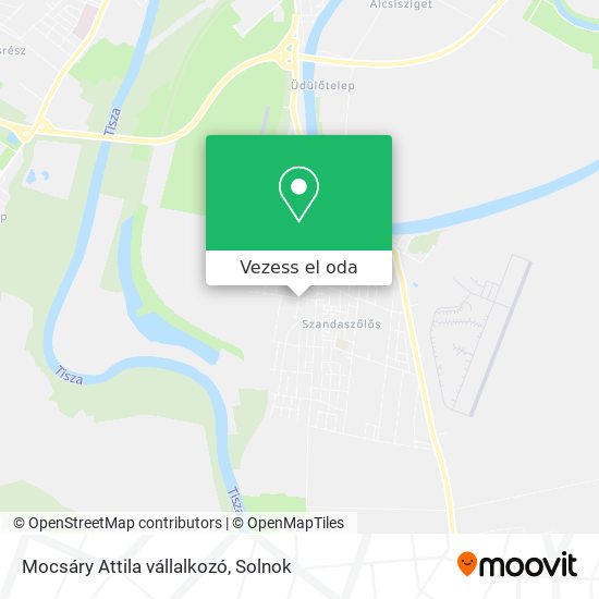 Mocsáry Attila vállalkozó térkép