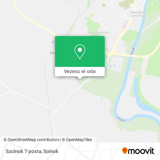 Szolnok 7 posta térkép