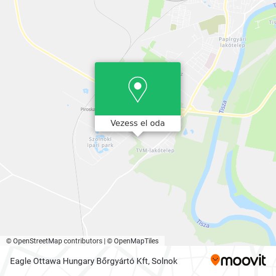 Eagle Ottawa Hungary Bőrgyártó Kft térkép