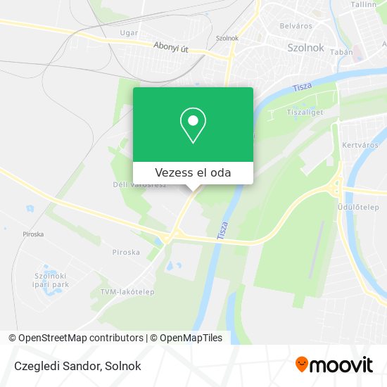 Czegledi Sandor térkép