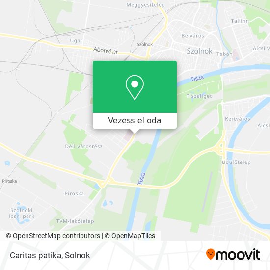 Caritas patika térkép