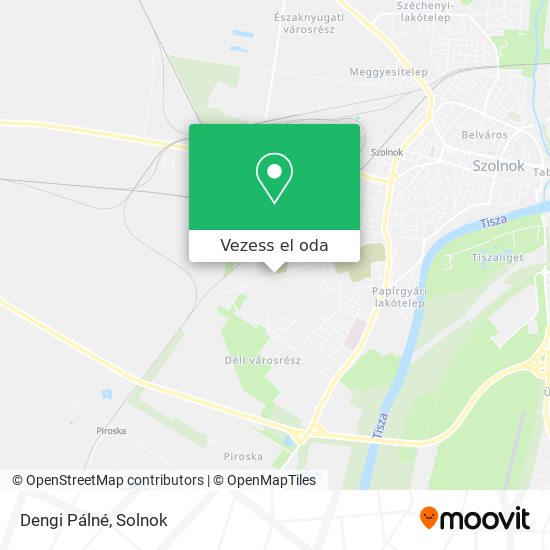 Dengi Pálné térkép