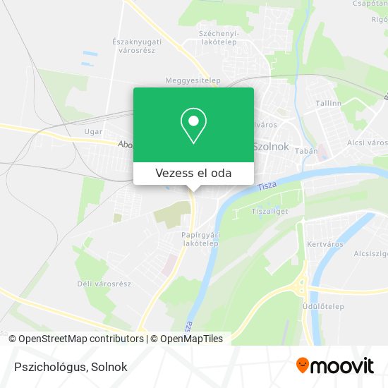 Pszichológus térkép