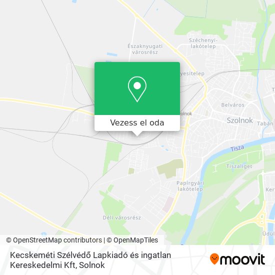 Kecskeméti Szélvédő Lapkiadó és ingatlan Kereskedelmi Kft térkép