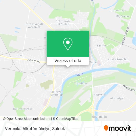 Veronika Alkotóműhelye térkép