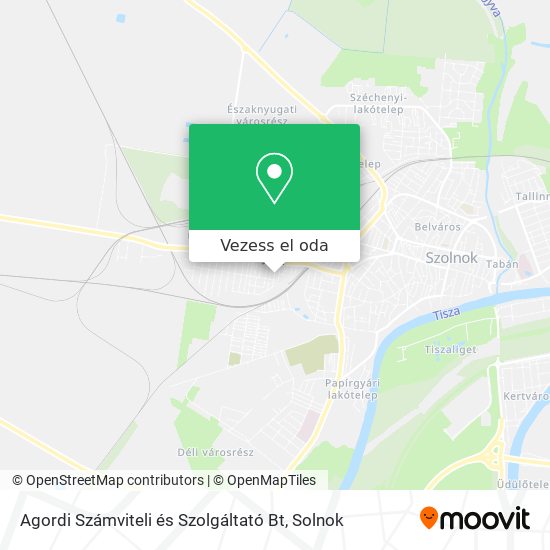 Agordi Számviteli és Szolgáltató Bt térkép