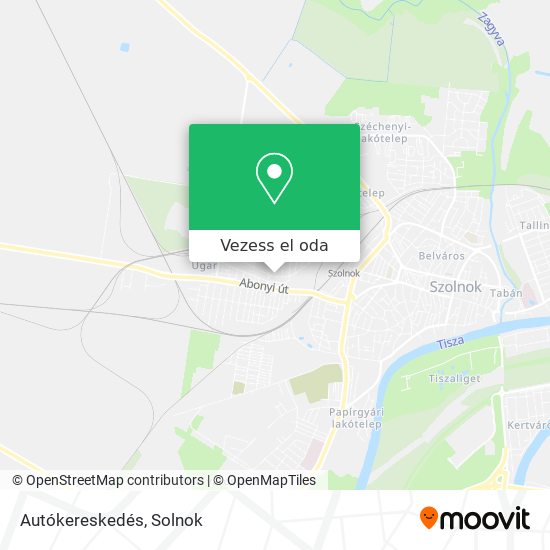 Autókereskedés térkép