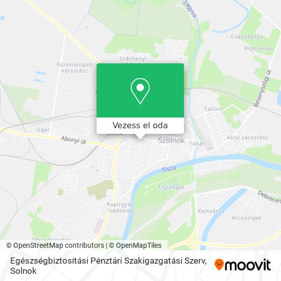 Egészségbiztosítási Pénztári Szakigazgatási Szerv térkép