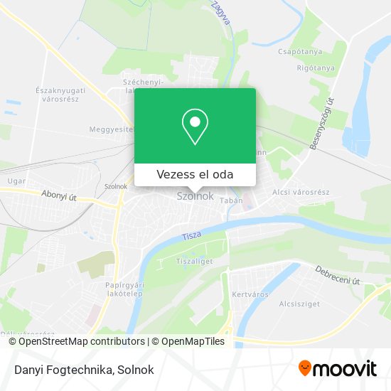 Danyi Fogtechnika térkép