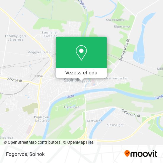 Fogorvos térkép