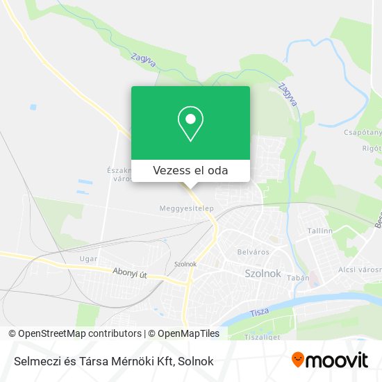 Selmeczi és Társa Mérnöki Kft térkép