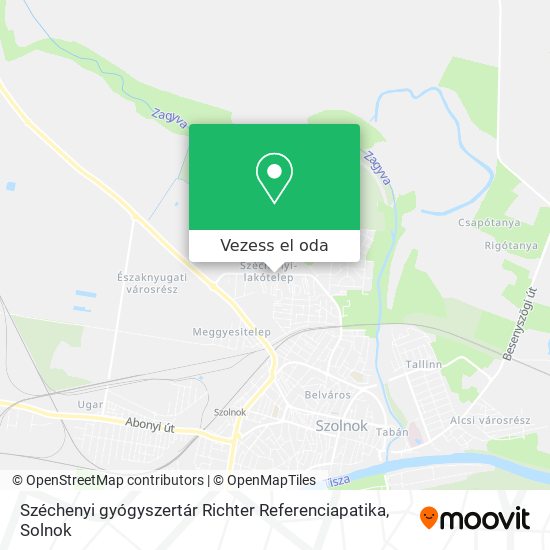 Széchenyi gyógyszertár Richter Referenciapatika térkép