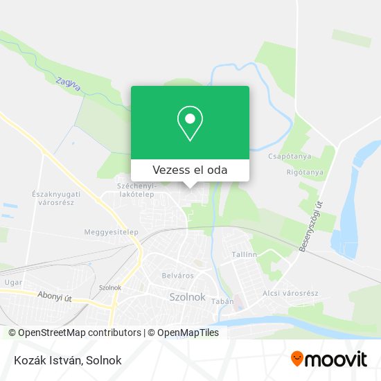 Kozák István térkép