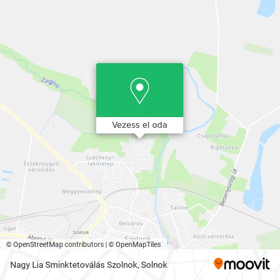 Nagy Lia Sminktetoválás Szolnok térkép
