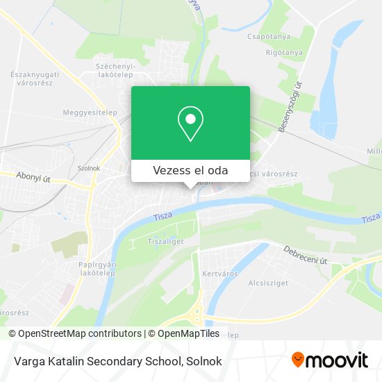 Varga Katalin Secondary School térkép
