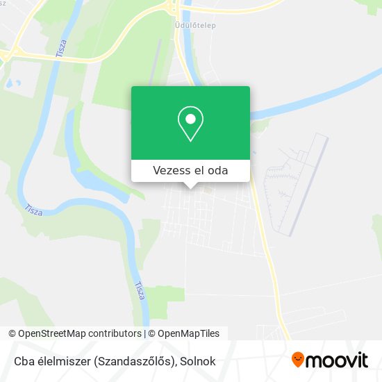 Cba élelmiszer (Szandaszőlős) térkép