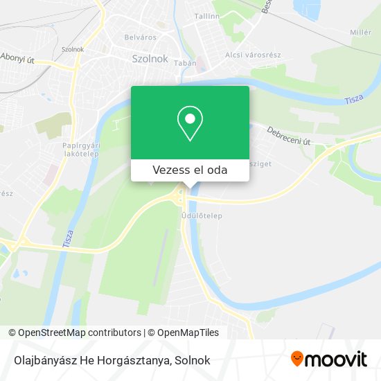 Olajbányász He Horgásztanya térkép