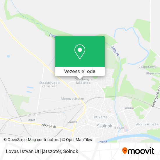 Lovas István Úti játszótér térkép