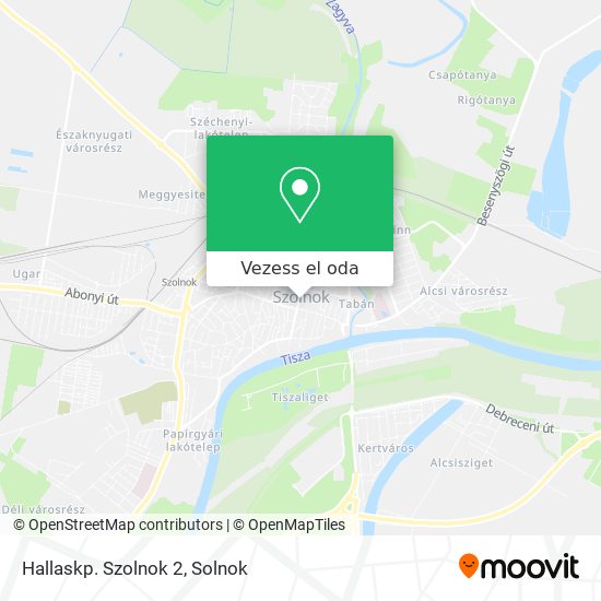 Hallaskp. Szolnok 2 térkép