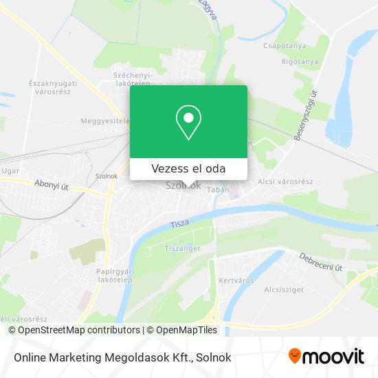 Online Marketing Megoldasok Kft. térkép