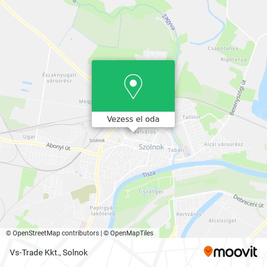 Vs-Trade Kkt. térkép