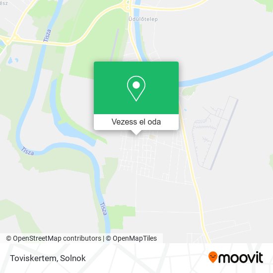 Toviskertem térkép