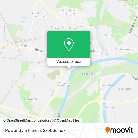 Power Gym Fitness Szol térkép