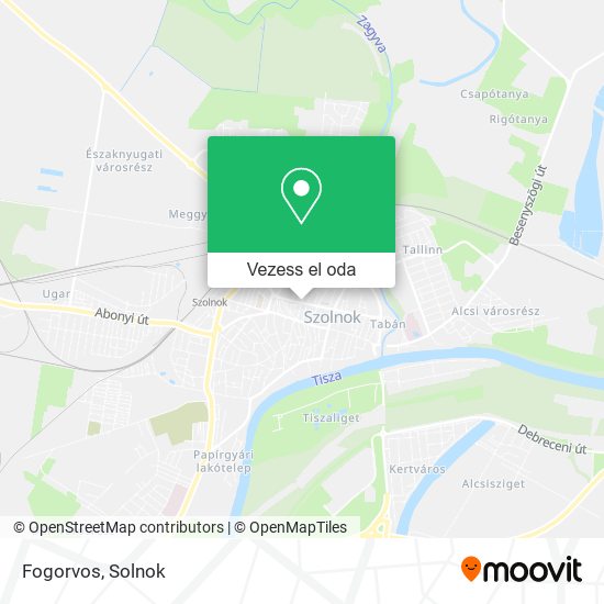 Fogorvos térkép