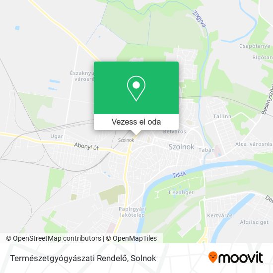 Természetgyógyászati Rendelő térkép