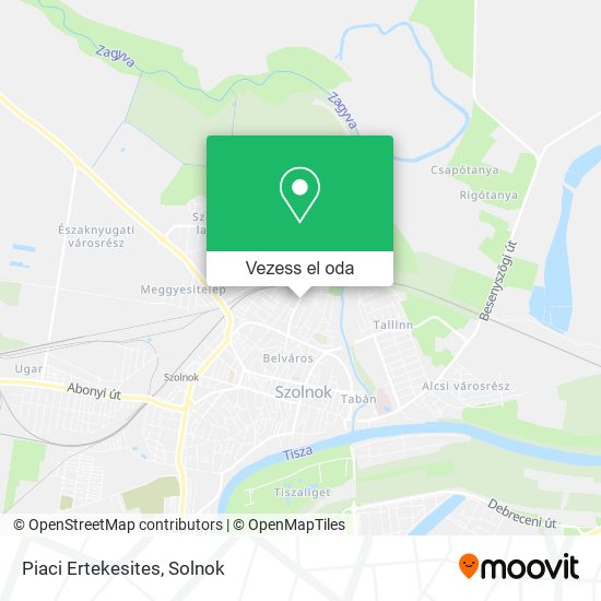 Piaci Ertekesites térkép