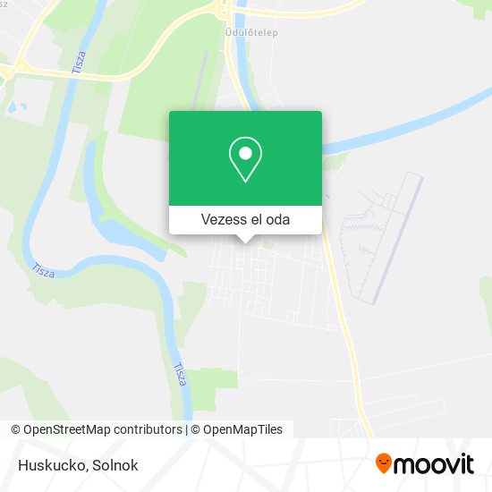 Huskucko térkép
