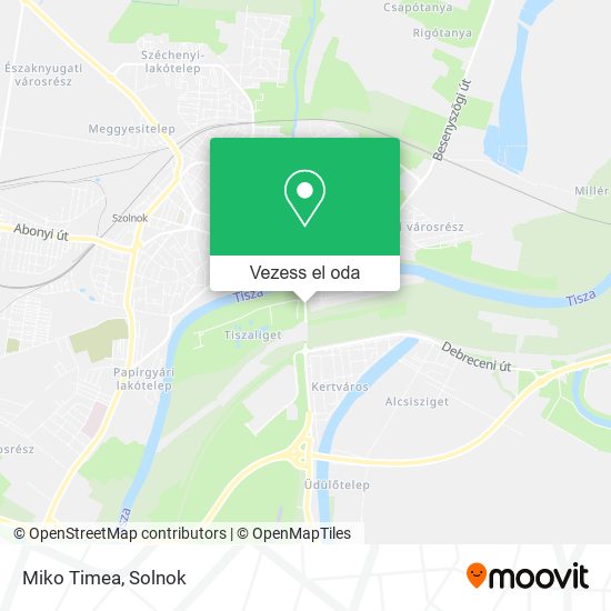 Miko Timea térkép