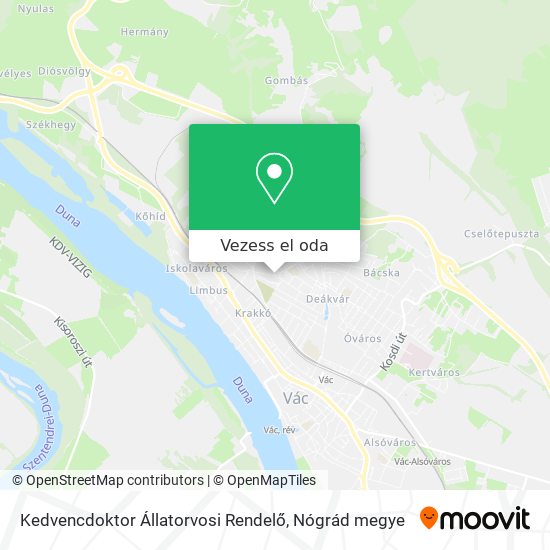 Kedvencdoktor Állatorvosi Rendelő térkép