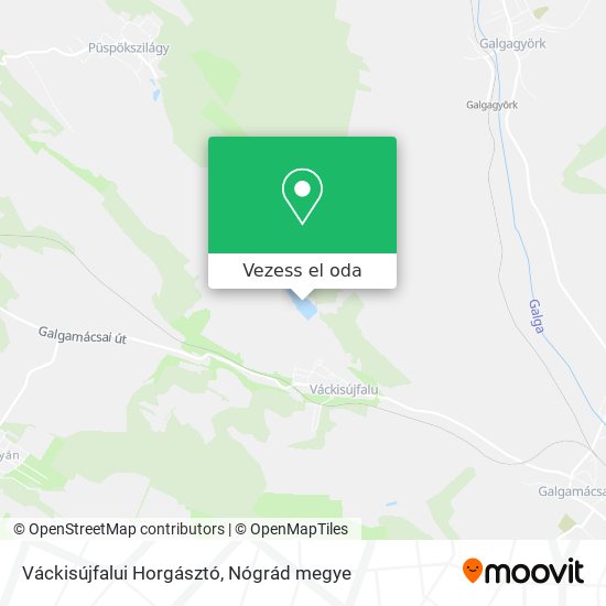 Váckisújfalui Horgásztó térkép