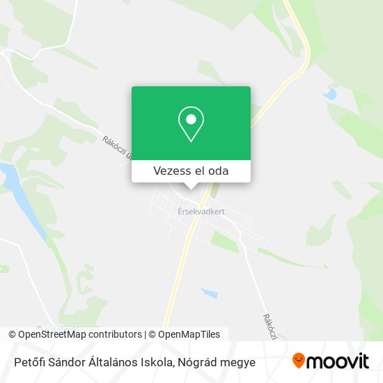 Petőfi Sándor Általános Iskola térkép